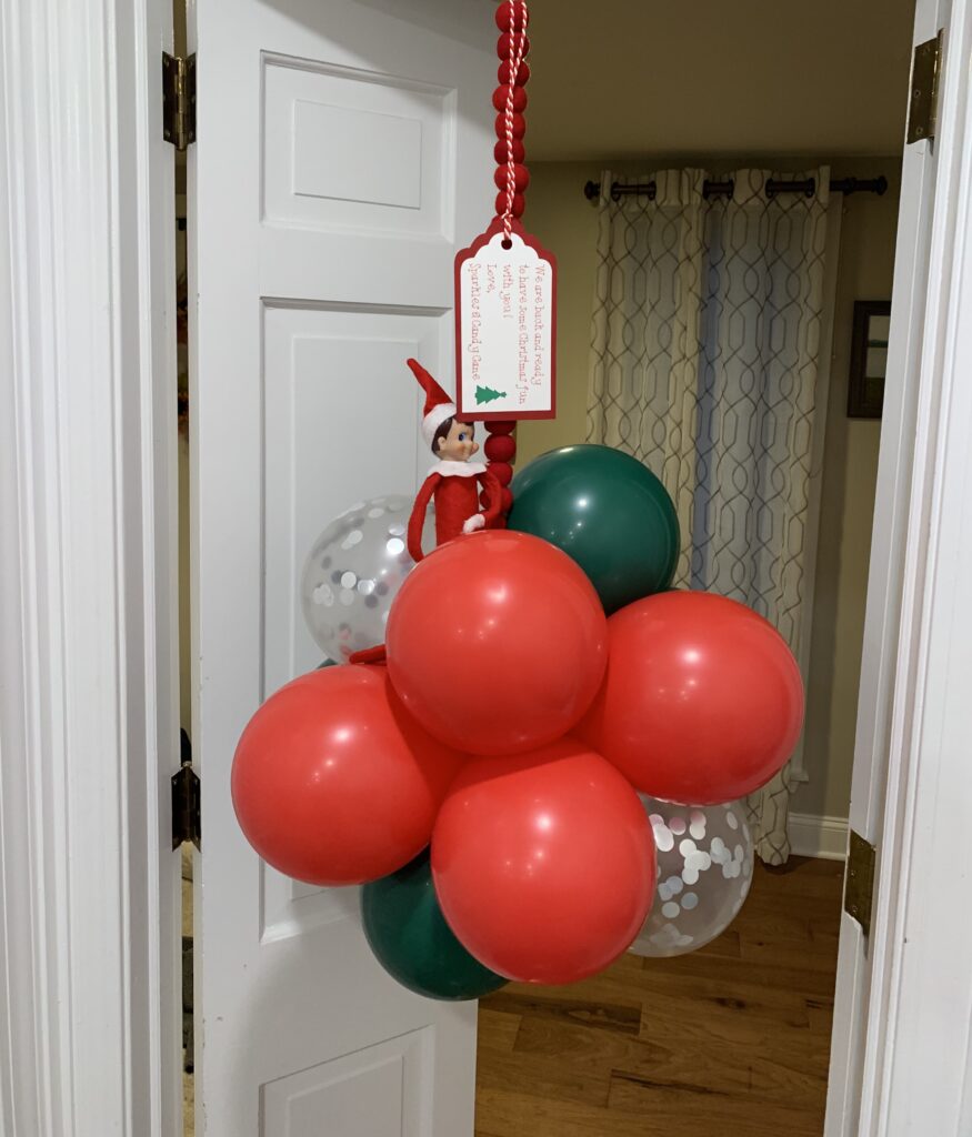 elf of the shelf balloons